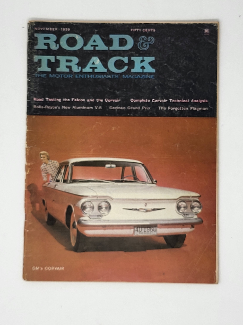 Others Follow Road & Track Magazine Cover (white, black, tan)